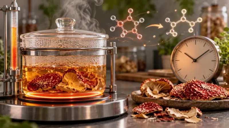 Amanita Muscaria Decarboxylation: Heat, Time and pH Explained article cover