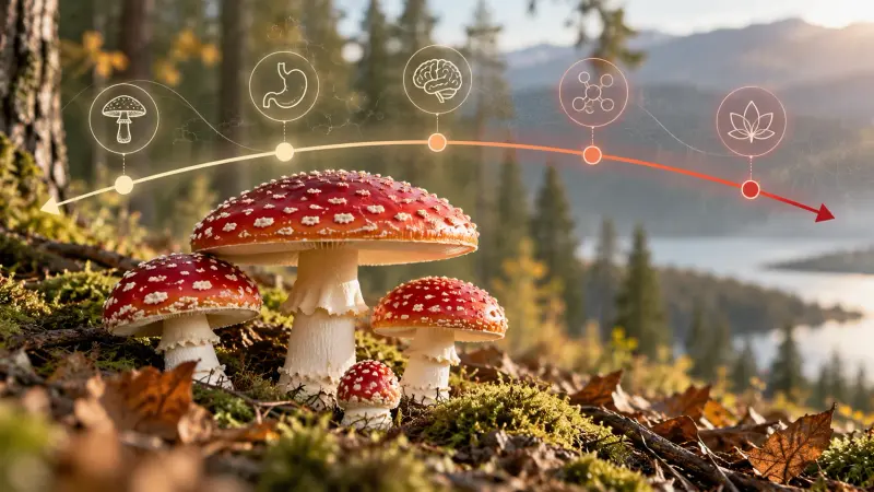 Amanita Muscaria Onset and Duration: A Timeline From the Evidence article cover