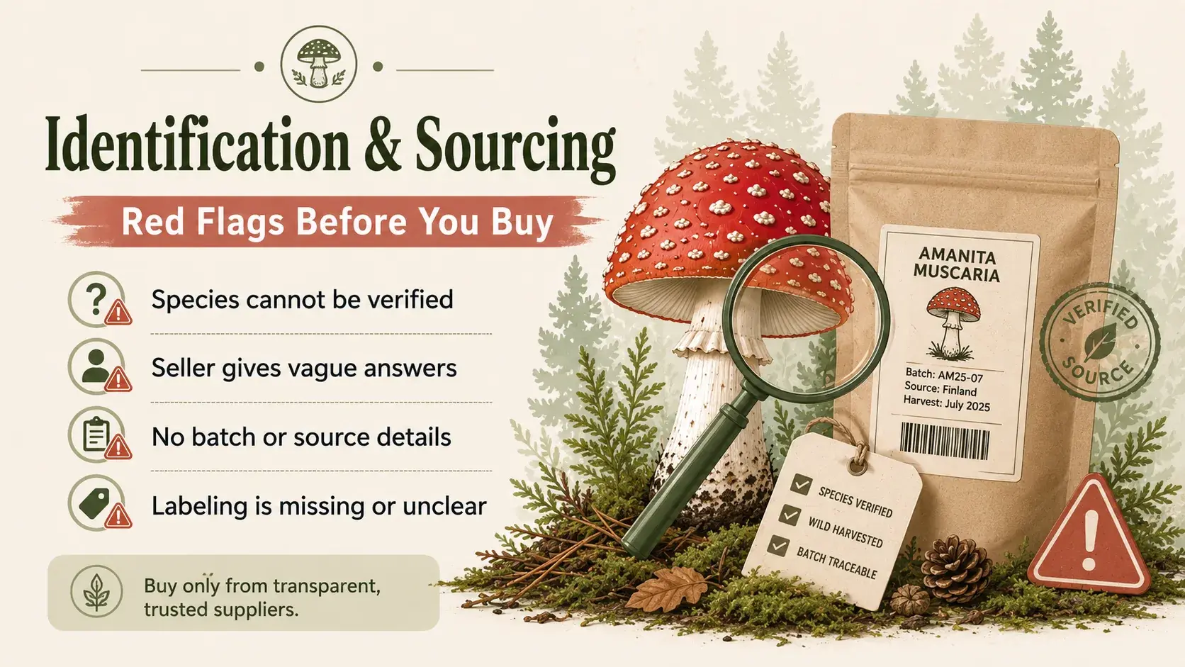 Amanita Muscaria Safety Checklist: Risks and Red Flags article cover