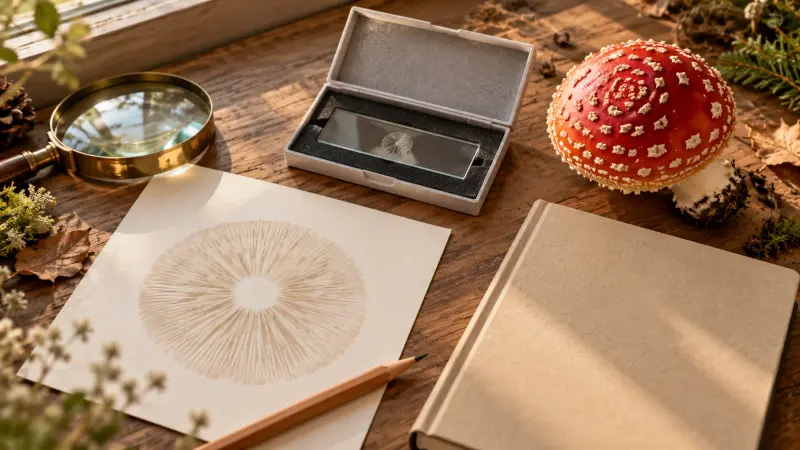 Amanita Muscaria Spore Print and Microscopy: What Each Test Confirms article cover