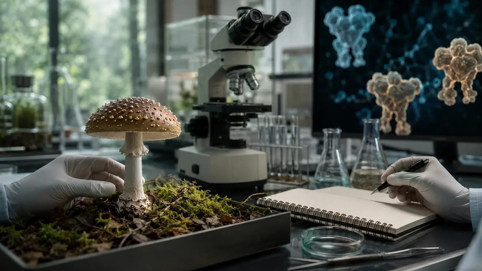 Amanita Pantherina and Anxiety: The GABA-A Research Behind It article cover