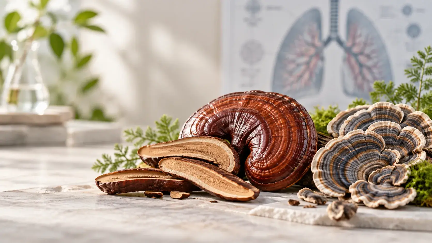Best Mushrooms for Lung Health: What the Human Evidence Actually Shows article cover