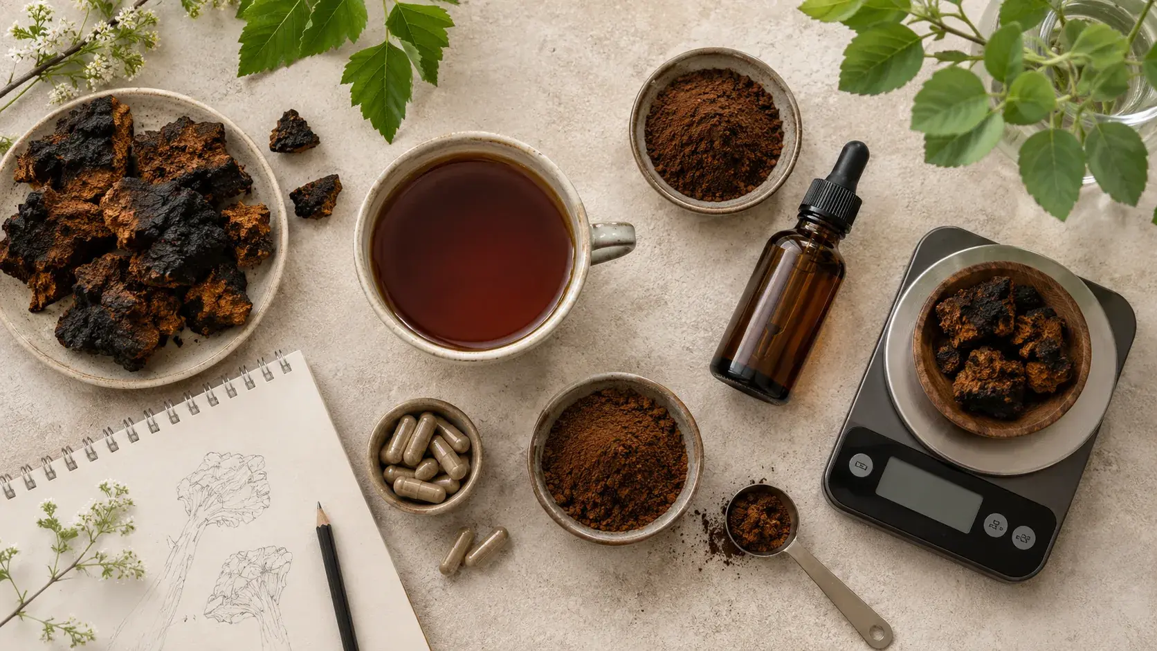 Chaga Mushroom Dosage: Tea, Extract, and Safety Guide article cover