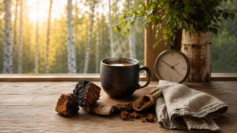 Chaga Timing Guide: When to Take It and What to Take It With article cover