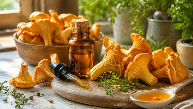 Chanterelle Mushroom Extract: Properties and Benefits article cover