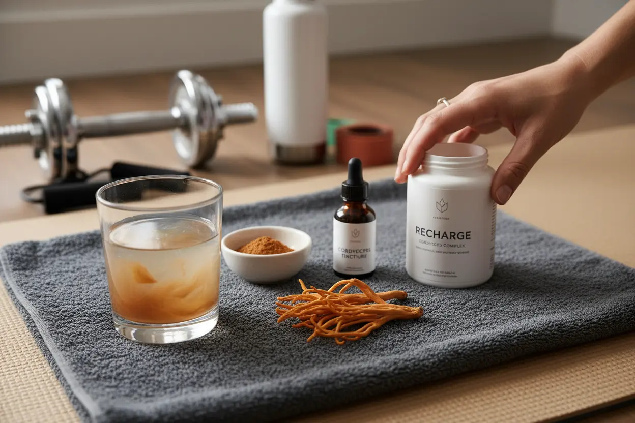 Cordyceps for Recovery and Fatigue: Post-Workout Guide article cover
