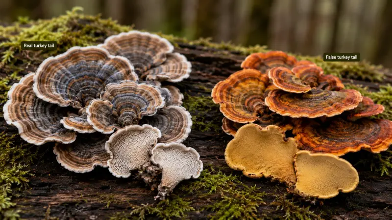Real vs False Turkey Tail: How to Tell Them Apart article cover