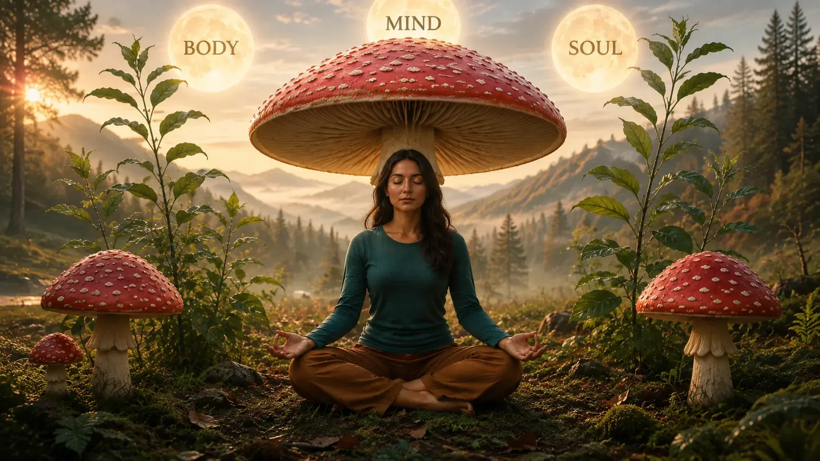 Fly agaric and balance between body, mind and soul article cover