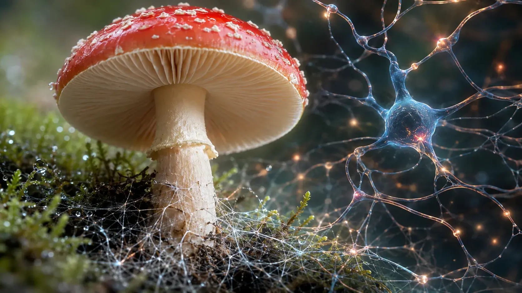 Fly agaric and neuroplasticity: improve brain connections article cover