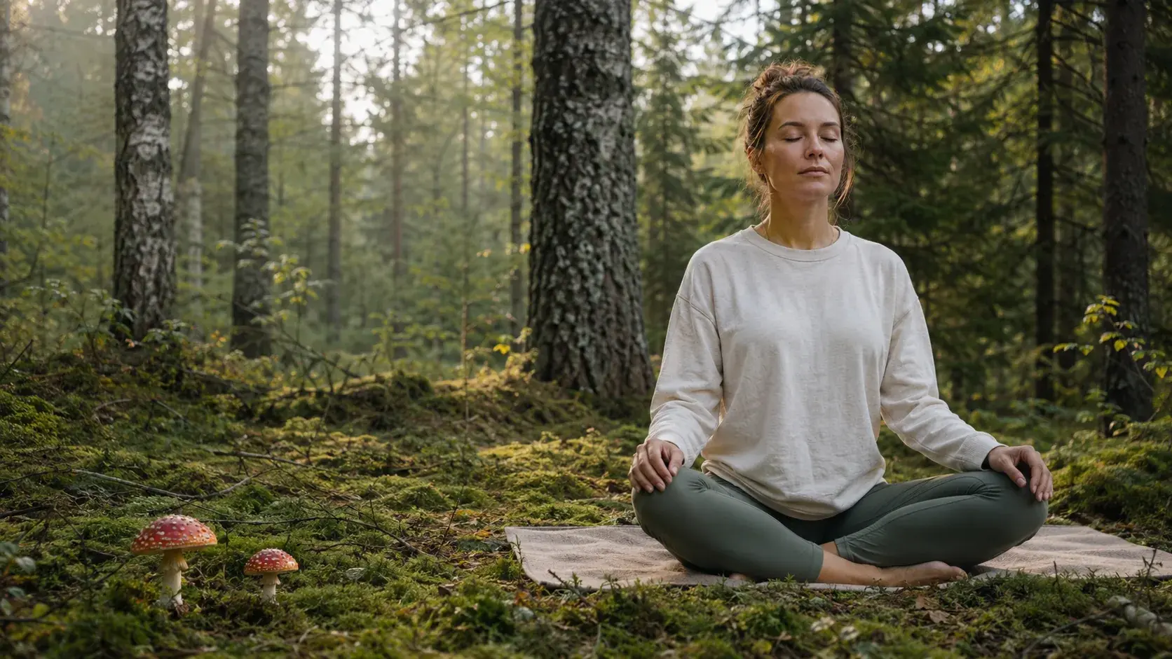How to Combine Amanita Muscaria Microdosing With Meditation article cover
