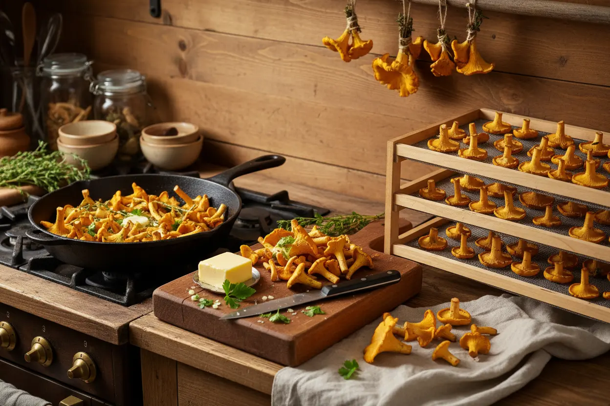 How to Cook and Dry Chanterelles Without Losing Flavor article cover