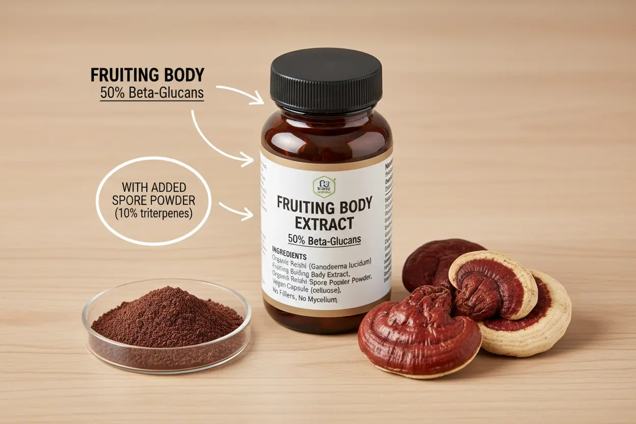 How to Read a Reishi Label: Fruiting Body and Beta-Glucans article cover