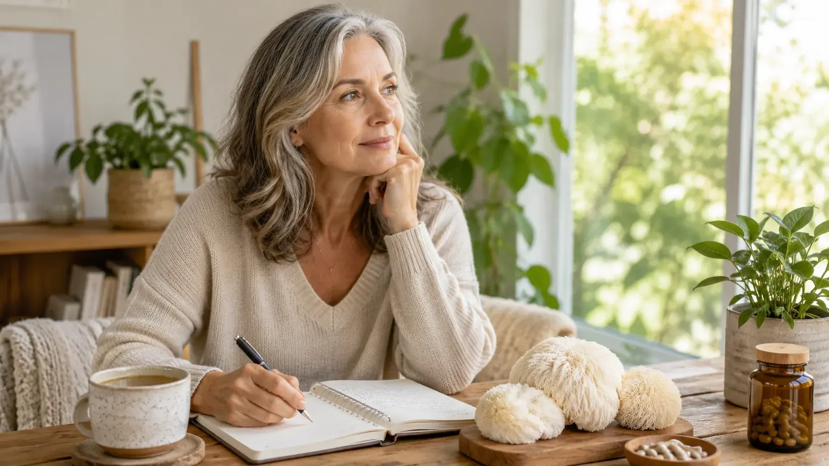 Lion's Mane for Menopause Brain Fog: Dosage & Benefits article cover