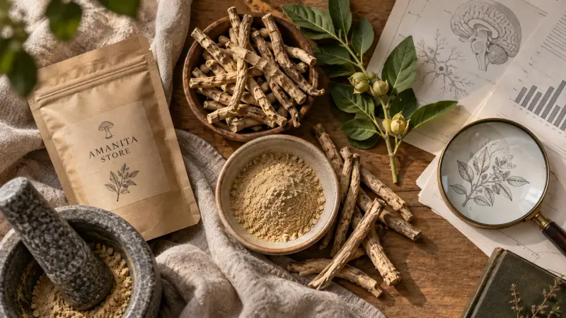 Lion's Mane vs Ashwagandha: The Cognition Evidence Runs the Wrong Way article cover
