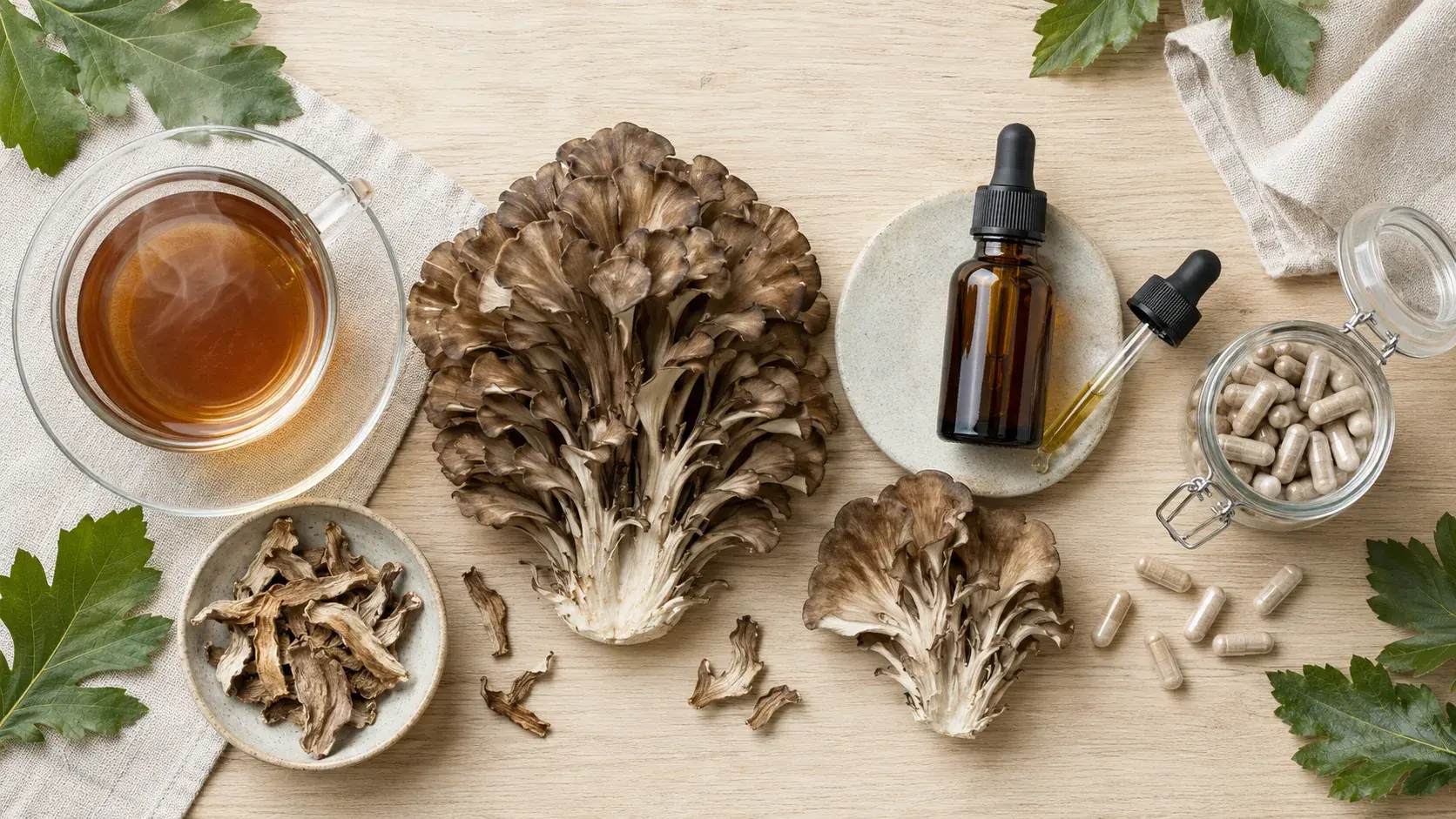 Maitake Tea vs. Extract vs. Capsules: Which Form Works Best article cover