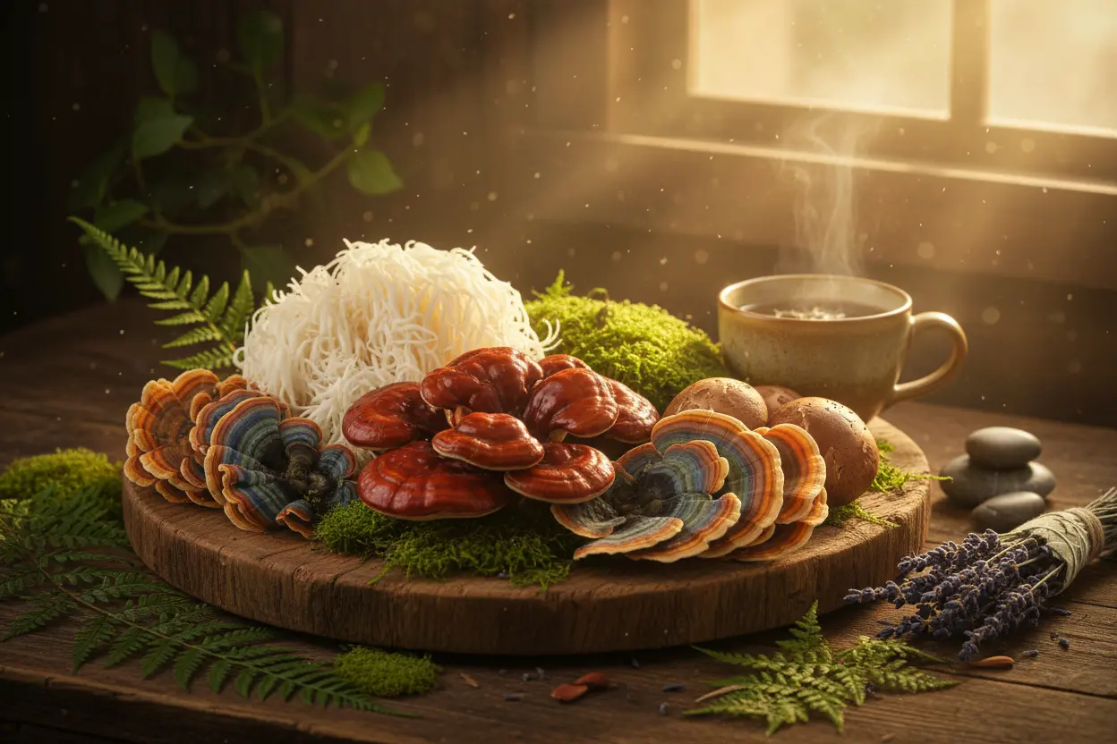 Medicinal Mushrooms: Reishi, Lion's Mane, Chaga & More article cover