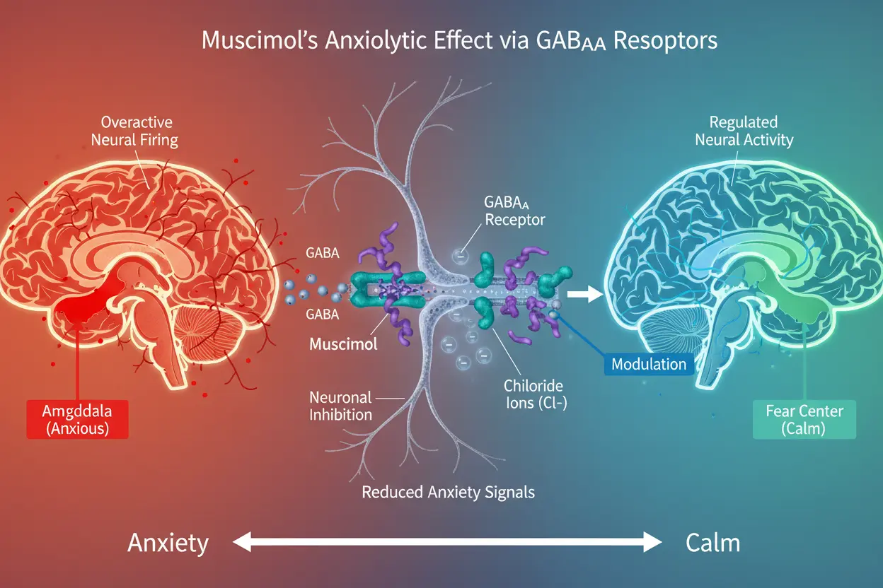 Muscimol for Fear and Anxiety: GABA Mechanisms and Evidence article cover