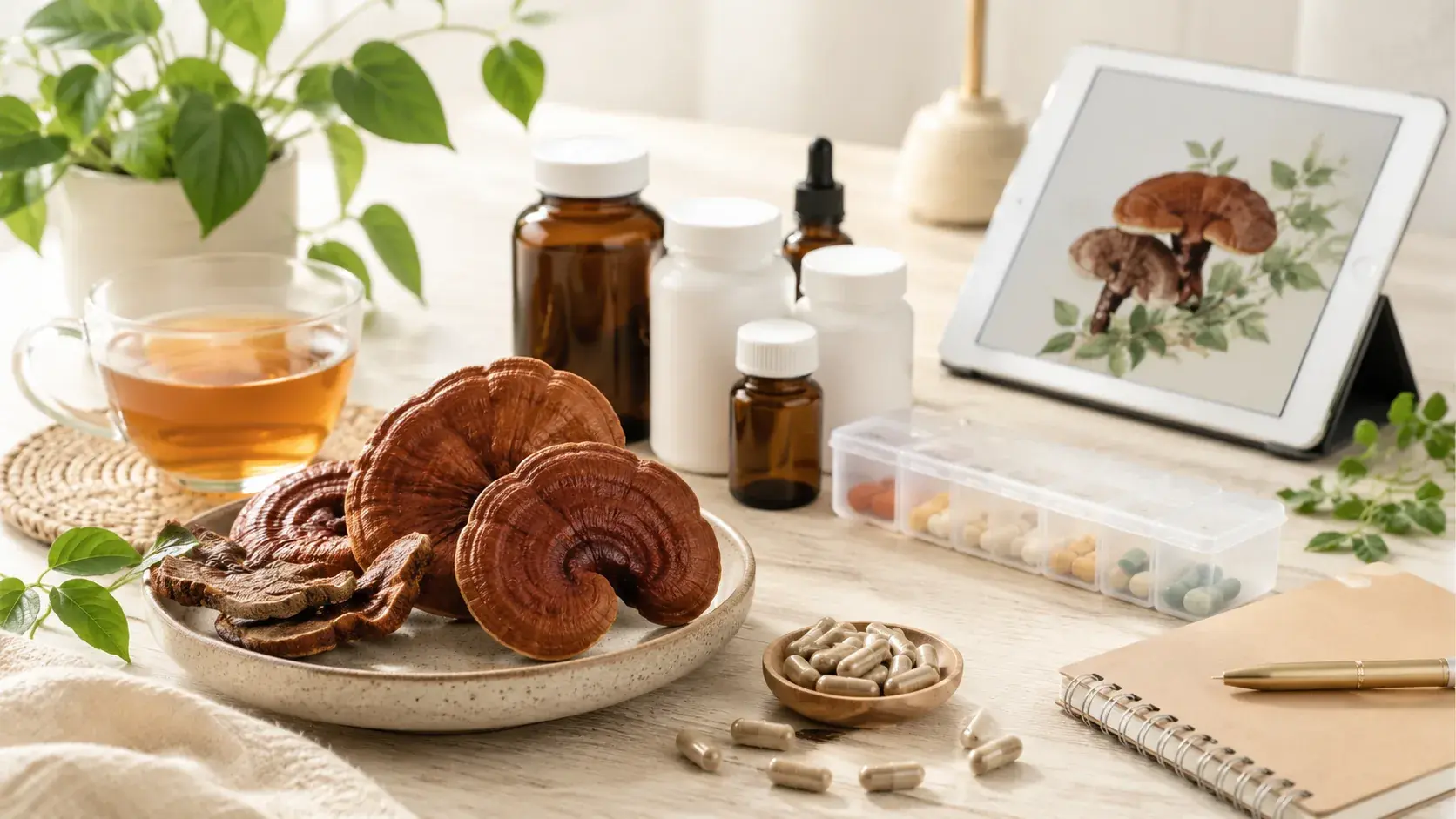 Reishi Mushroom Side Effects & Drug Interactions article cover