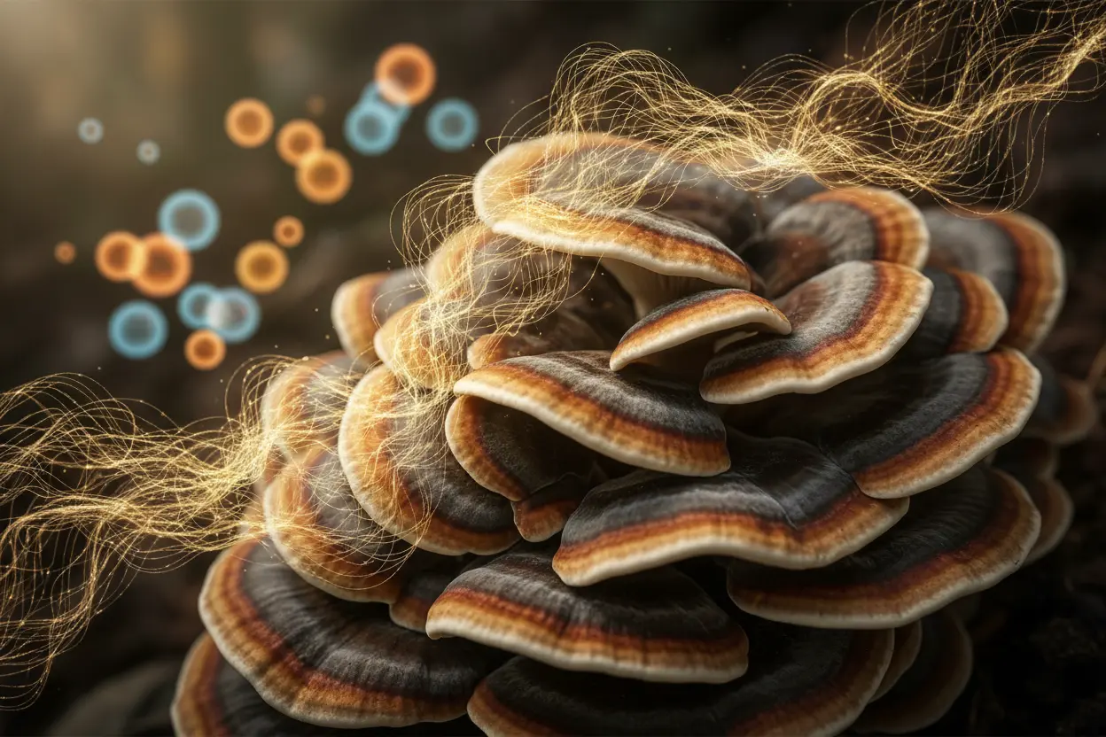 Trametes Versicolor and the Microbiome: Prebiotic Benefits article cover