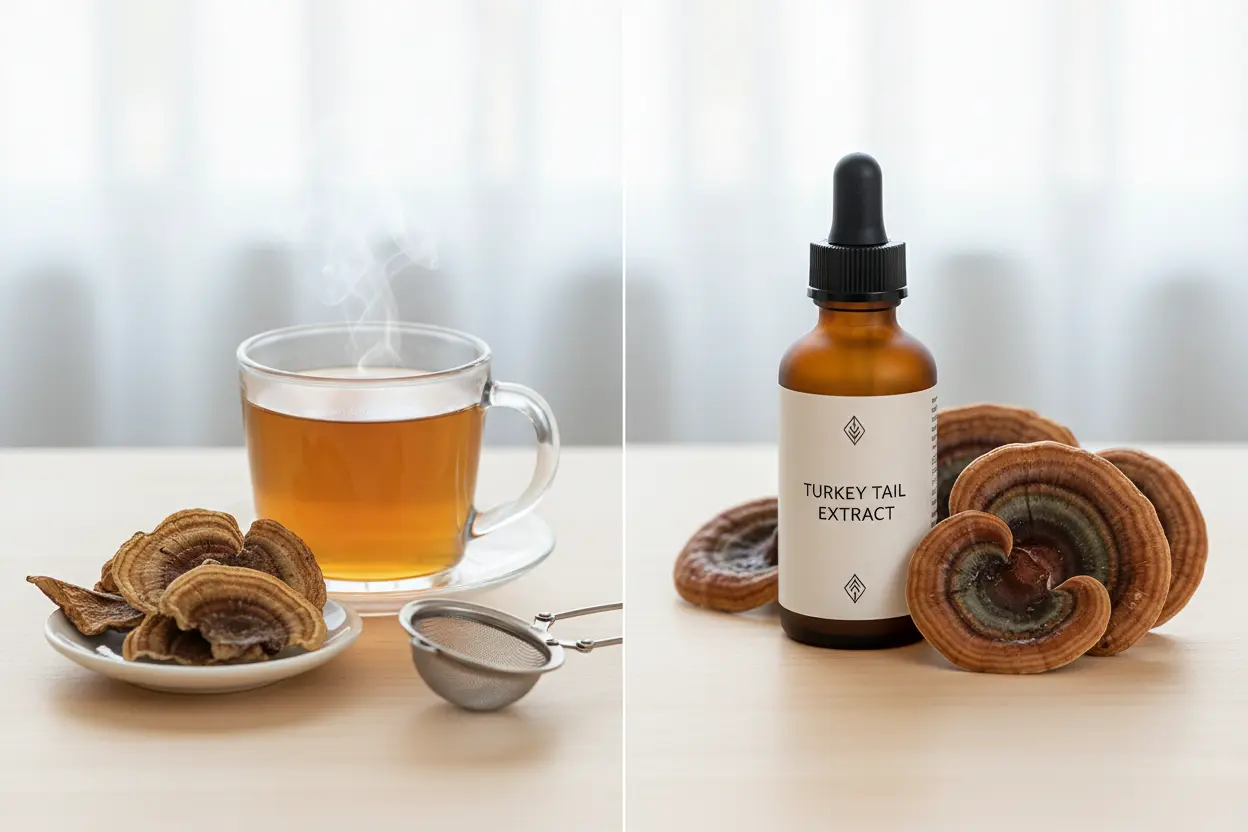 Trametes Versicolor Tea vs Extract: Which Should You Choose? article cover