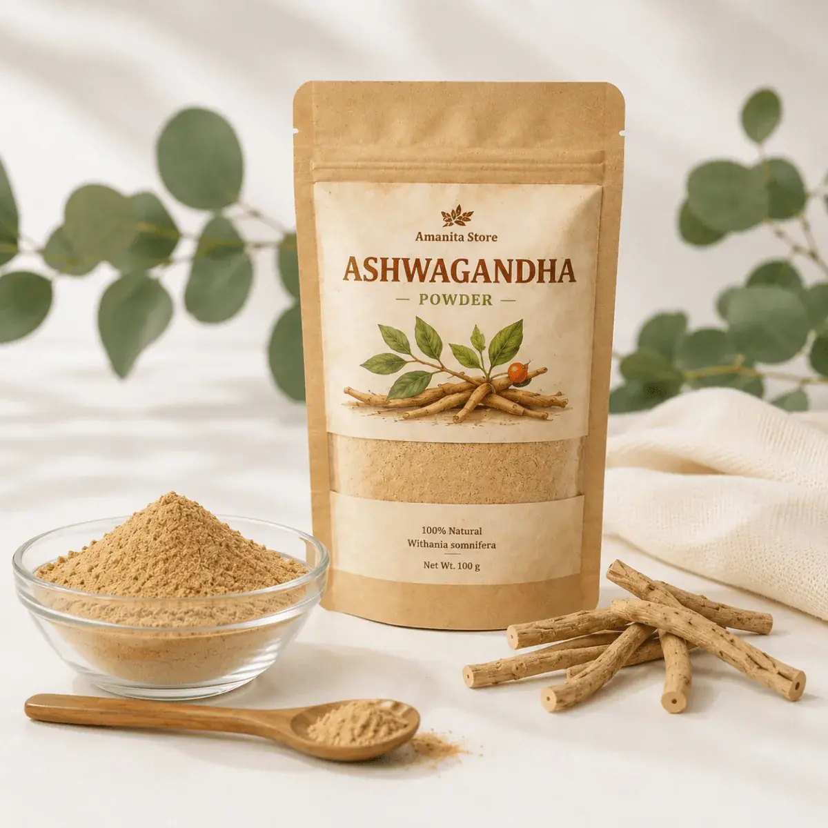 Ashwagandha root extract — 120 capsules