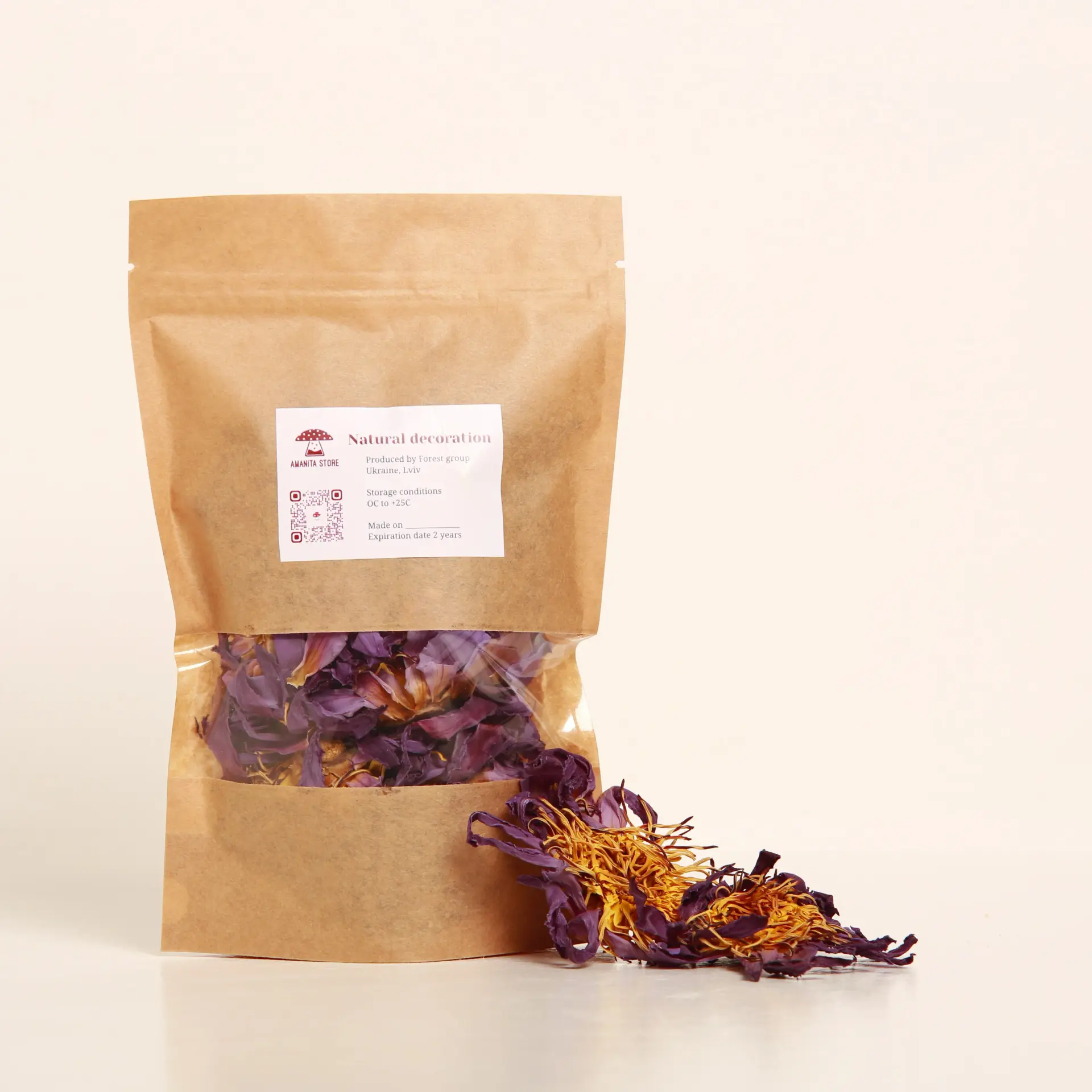Blue Lotus Flowers (dried) — 50g