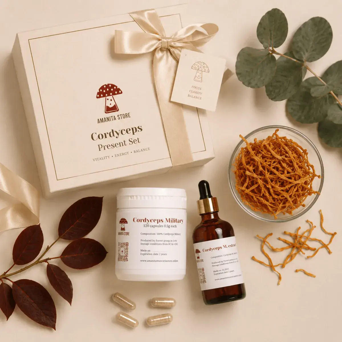 Cordyceps Mushroom Gift Set — 1 box — photo 2
