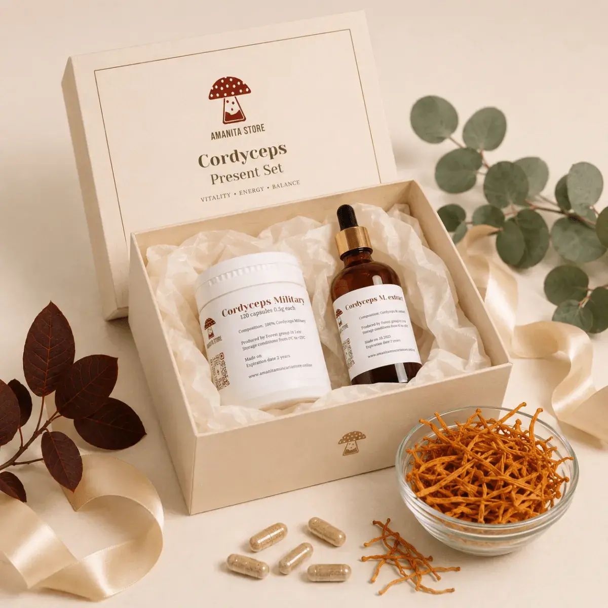 Cordyceps Mushroom Gift Set — 1 box — photo 3