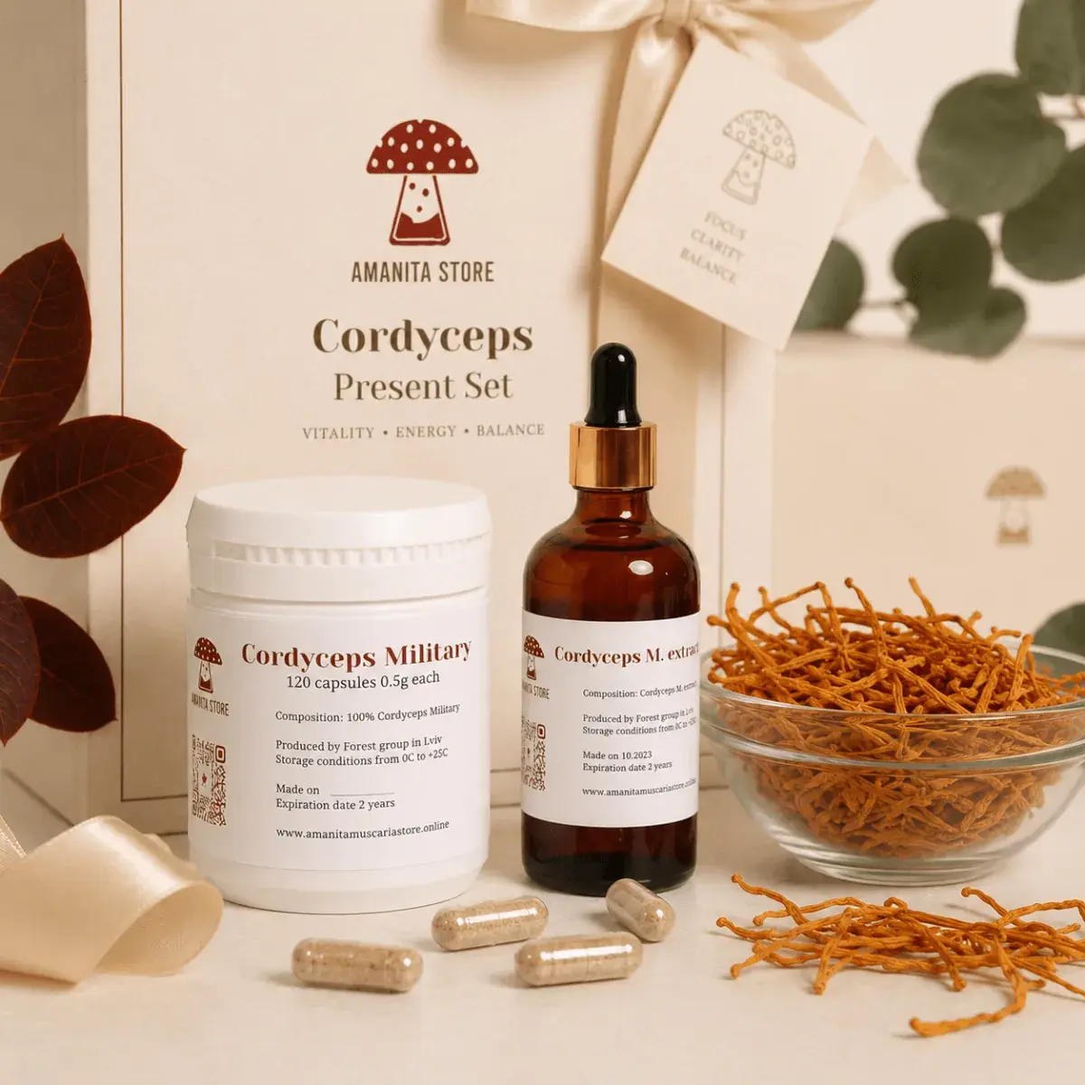 Cordyceps Mushroom Gift Set — 1 box — photo 4