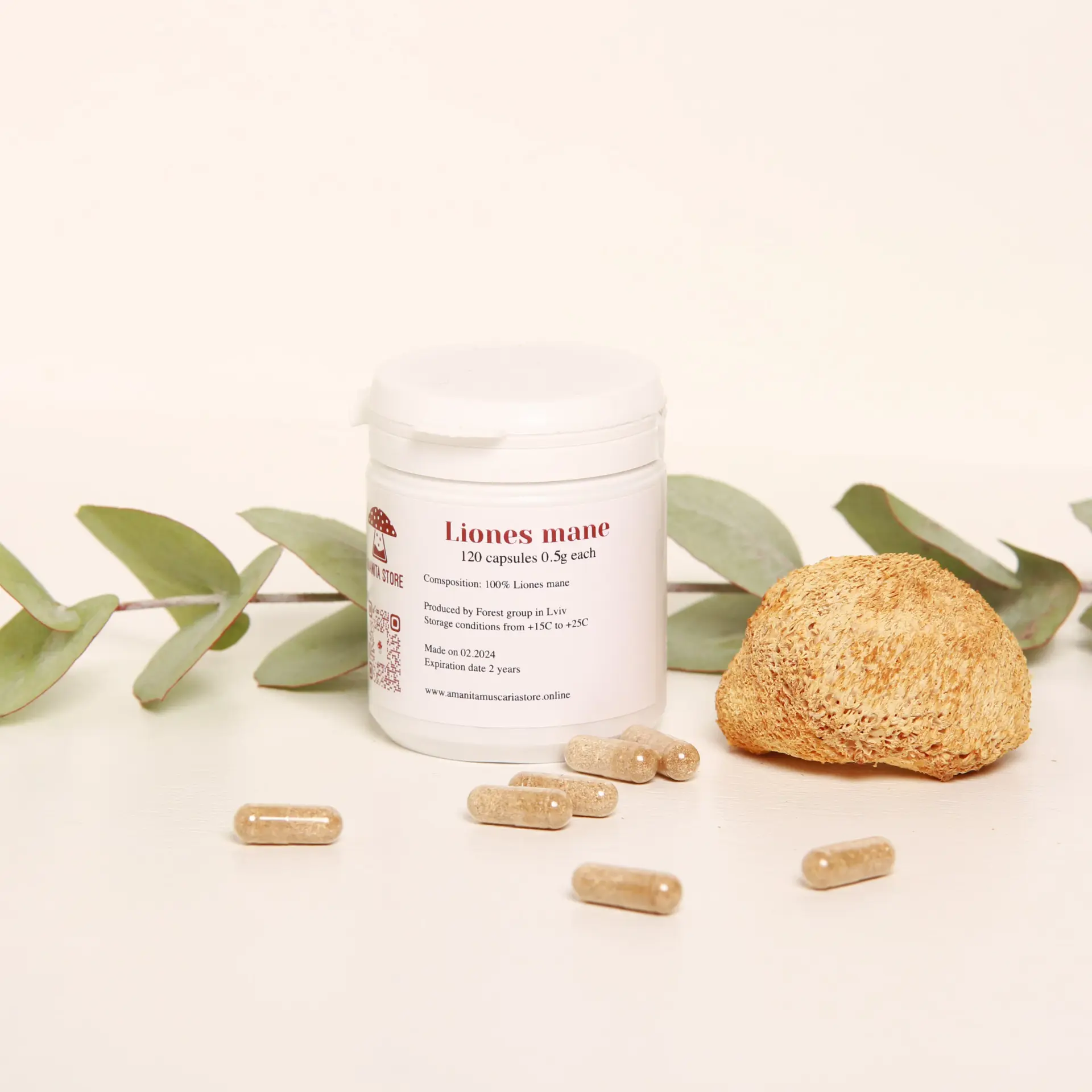 Lion's Mane capsules — 120 capsules — photo 2
