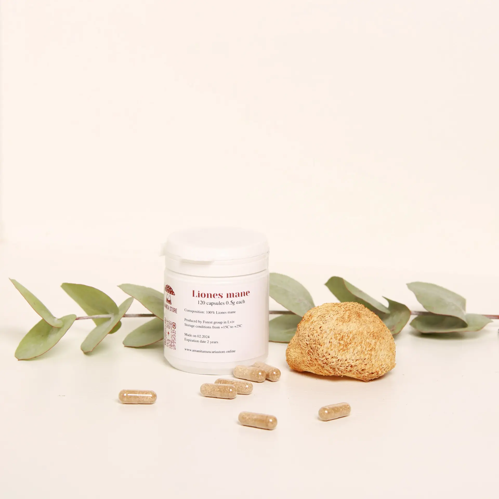 Lion's Mane capsules — 120 capsules — photo 3