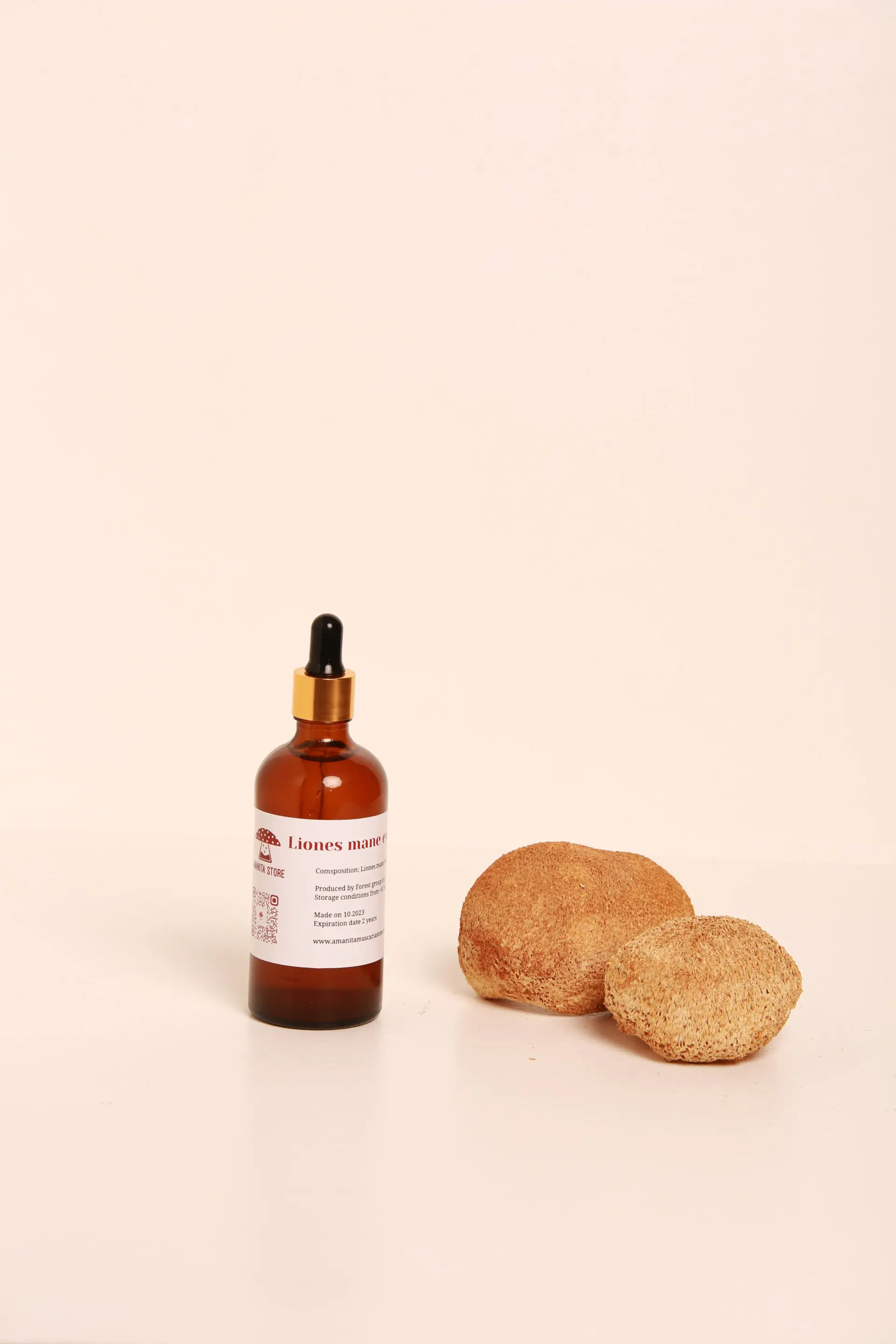 Lion's Mane Tincture – Double Extraction from Fresh Organic Fruiting Bodies — 50ml — photo 5