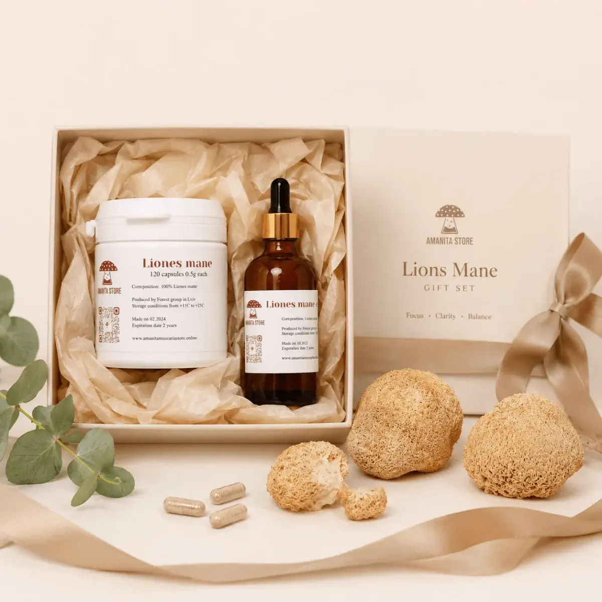 Lion's Mane Mushroom Gift Set — 1 box — photo 2