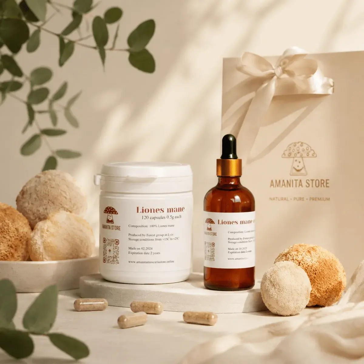 Lion's Mane Mushroom Gift Set — 1 box — photo 3