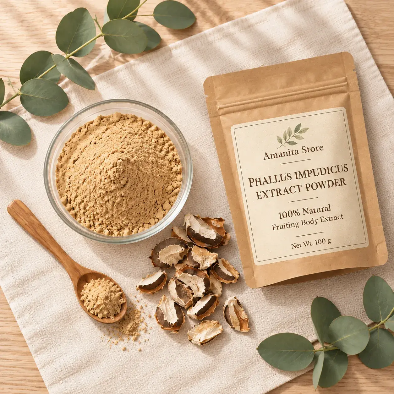 Phallus Impudicus Powder Extract – 10:1 Concentrate — 50g — photo 2