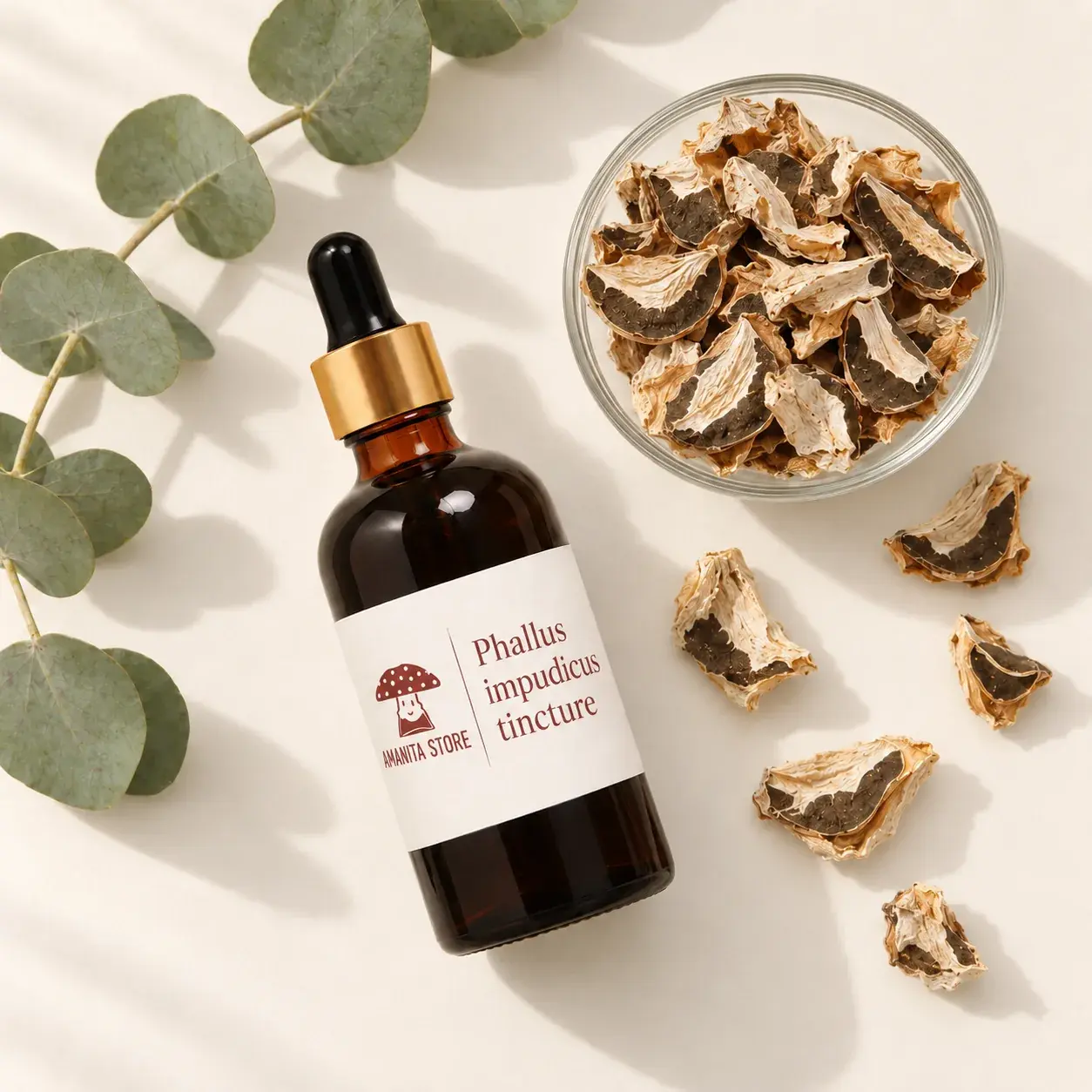 Phallus Impudicus Tincture – Fresh Fruiting Body Extract — 50ml — photo 2