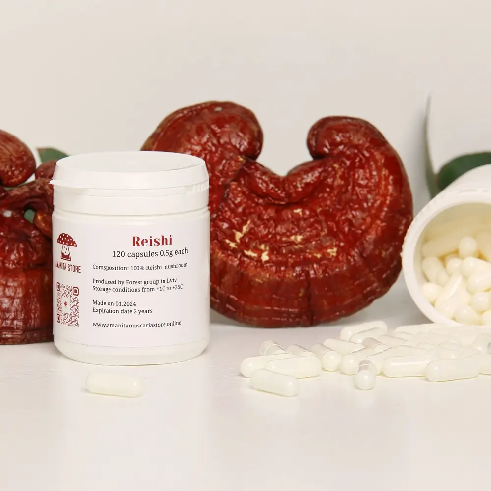 Reishi kapsle — 120 capsules — photo 2