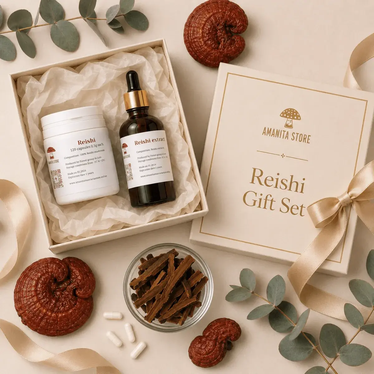 Reishi Mushroom Gift Set — 1 box — photo 2