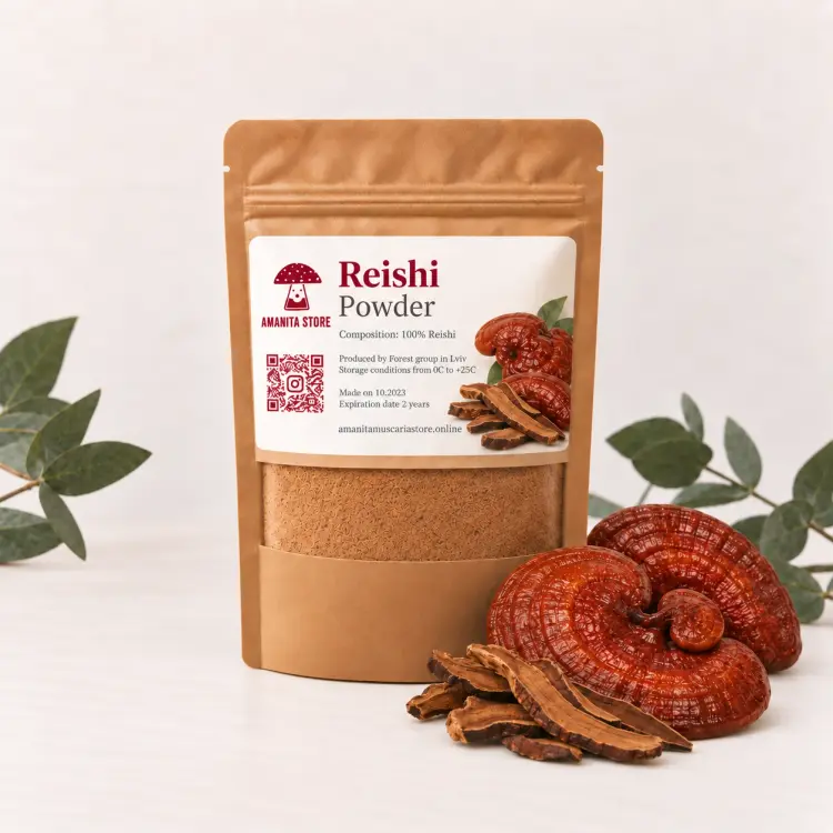 Reishi Powder (Ganoderma lucidum) — 100g