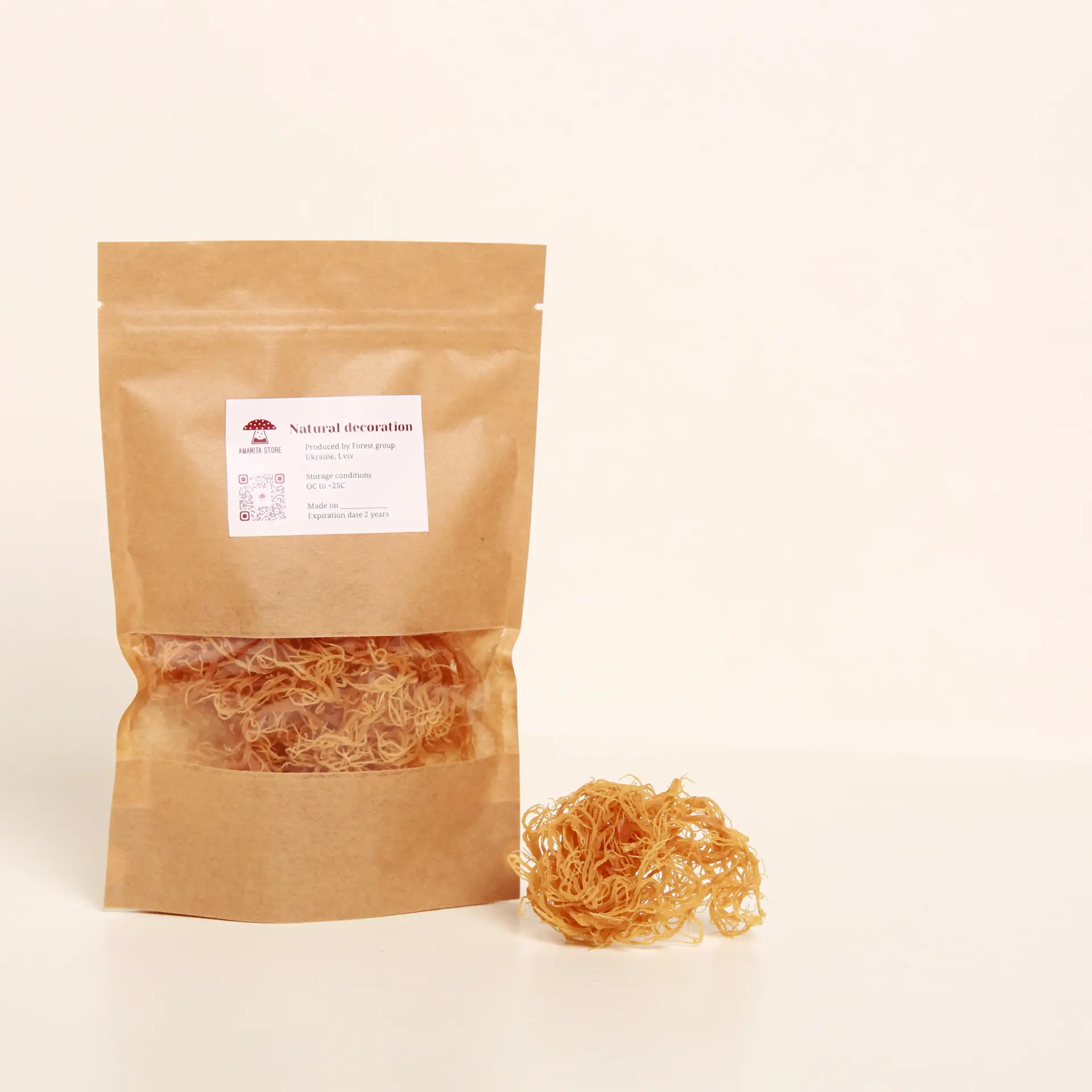Organic Sea moss algae (Irish Moss) — 50g