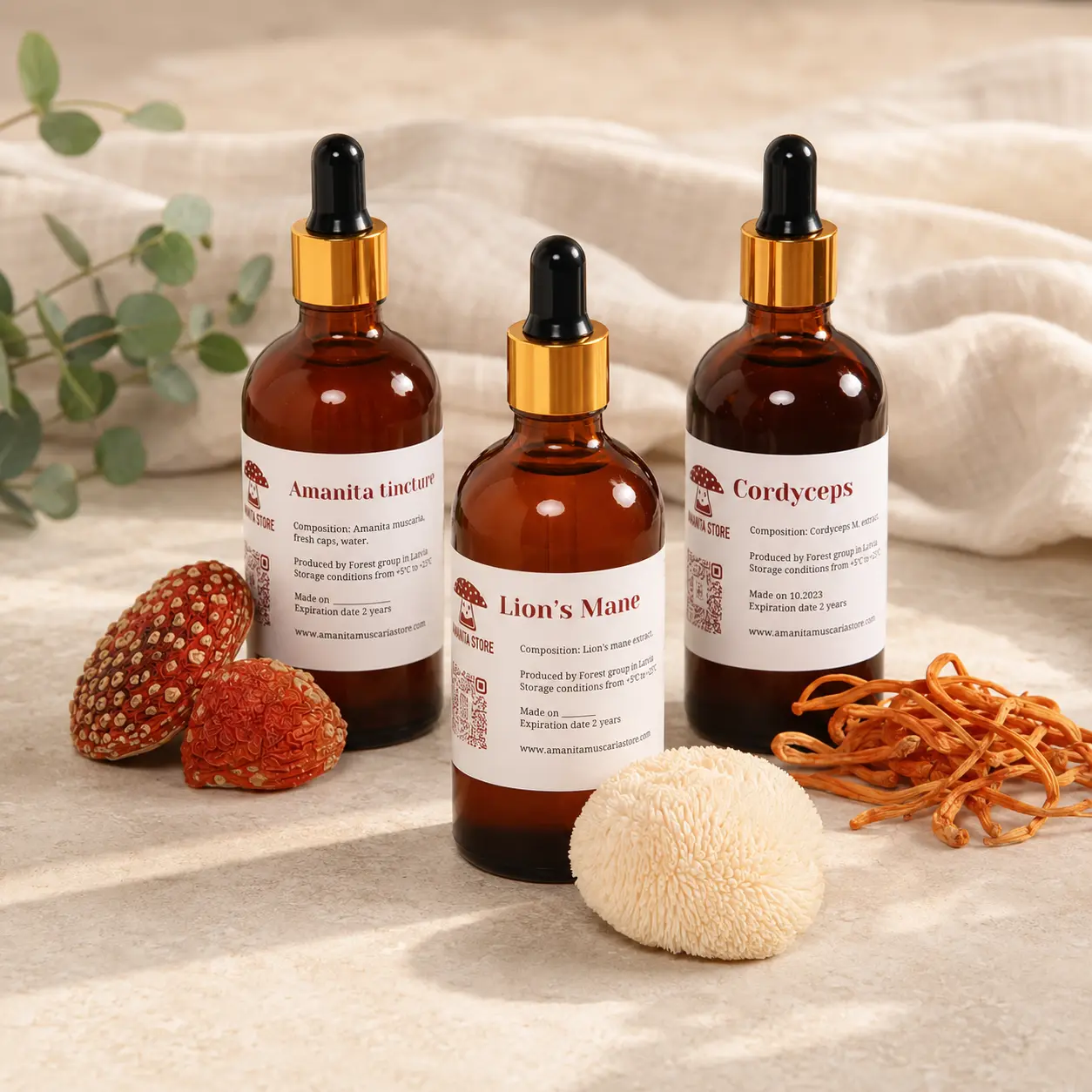 Set of 3 tinctures — 3 tinctures
