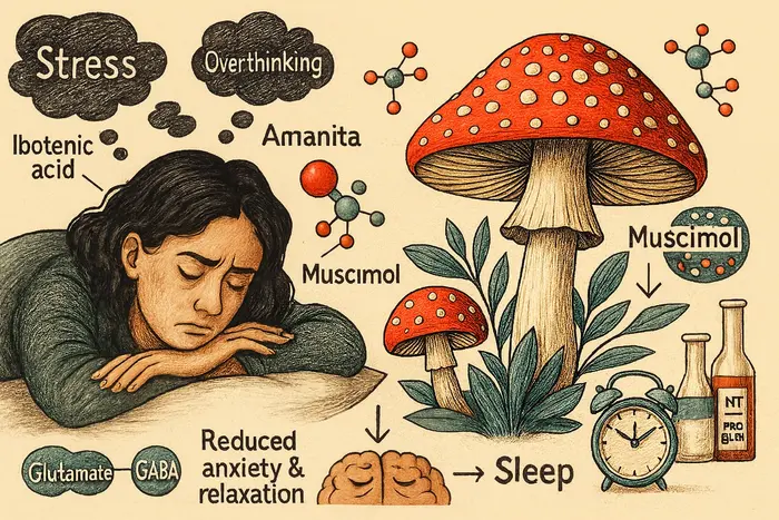 Fly Agaric Helps with Insomnia: Natural Sleep Support article cover