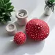 Dried Amanita muscaria Amanita ceramic pot candle — big pot — photo 3