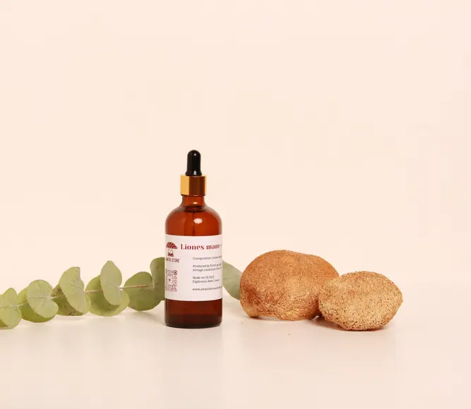 Lion's Mane Tincture – Double Extraction from Fresh Organic Fruiting Bodies — 50ml